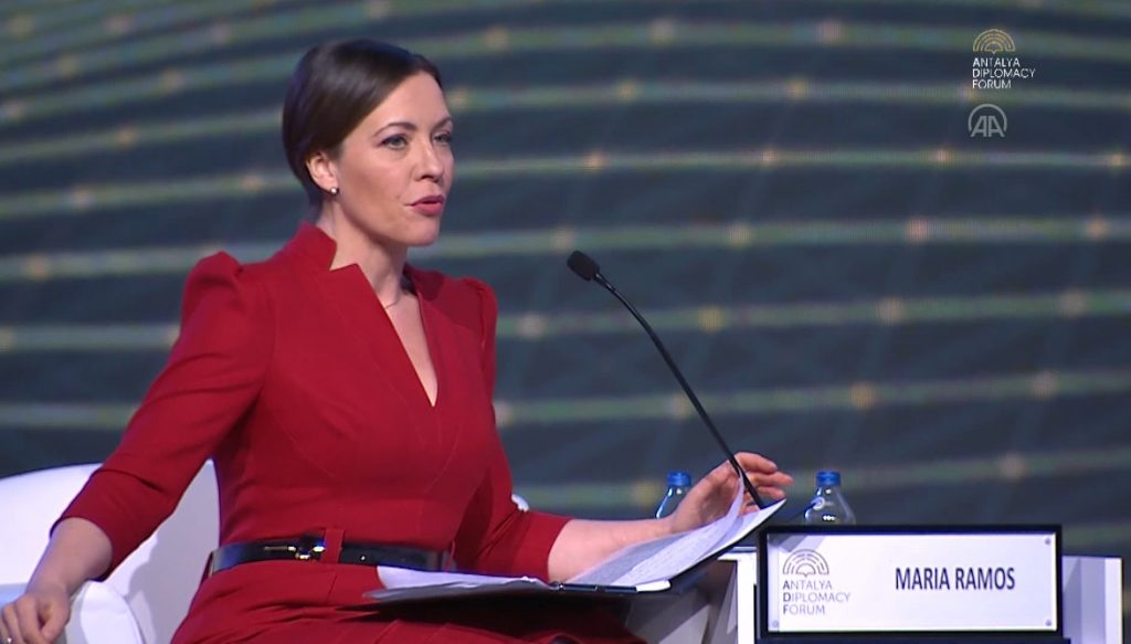 Maria Ramos, event MC and moderator