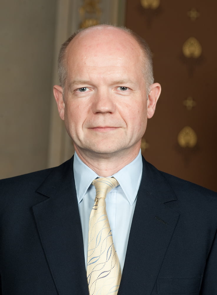 William Hague politician and keynote speaker