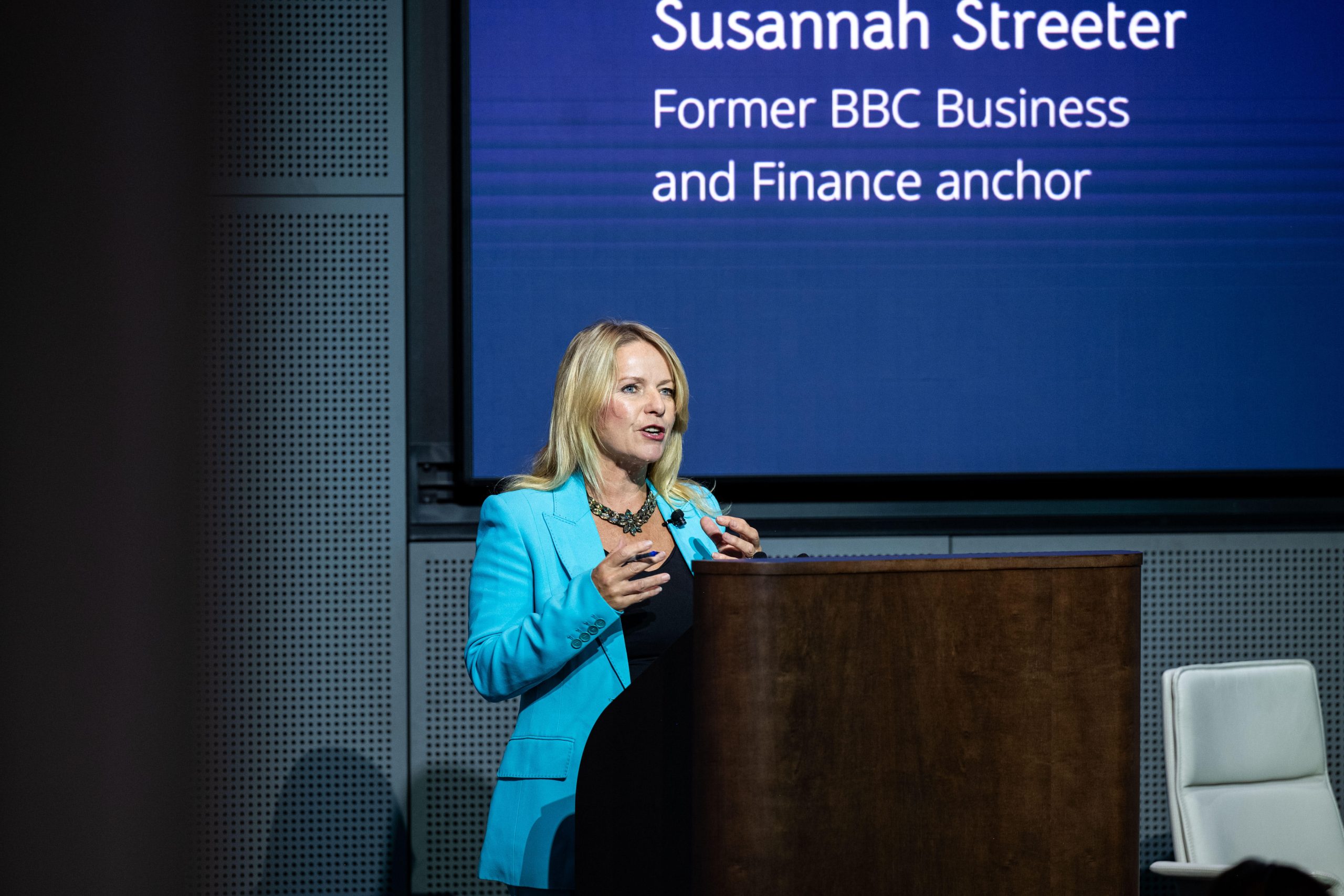 Susannah Streeter event host and moderator