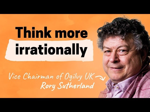 Rory Sutherland AI keynote speaker on stage